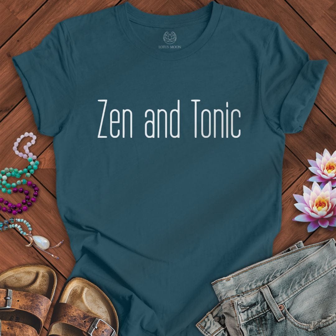 Zen And Tonic Tee Deep Teal