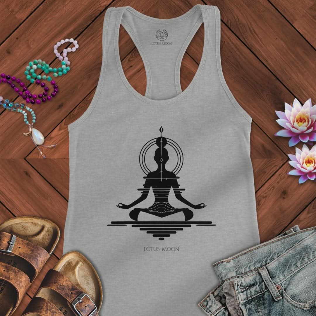 Zen Balance Tank Heather Grey