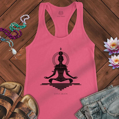 Zen Balance Tank Solid Hot Pink