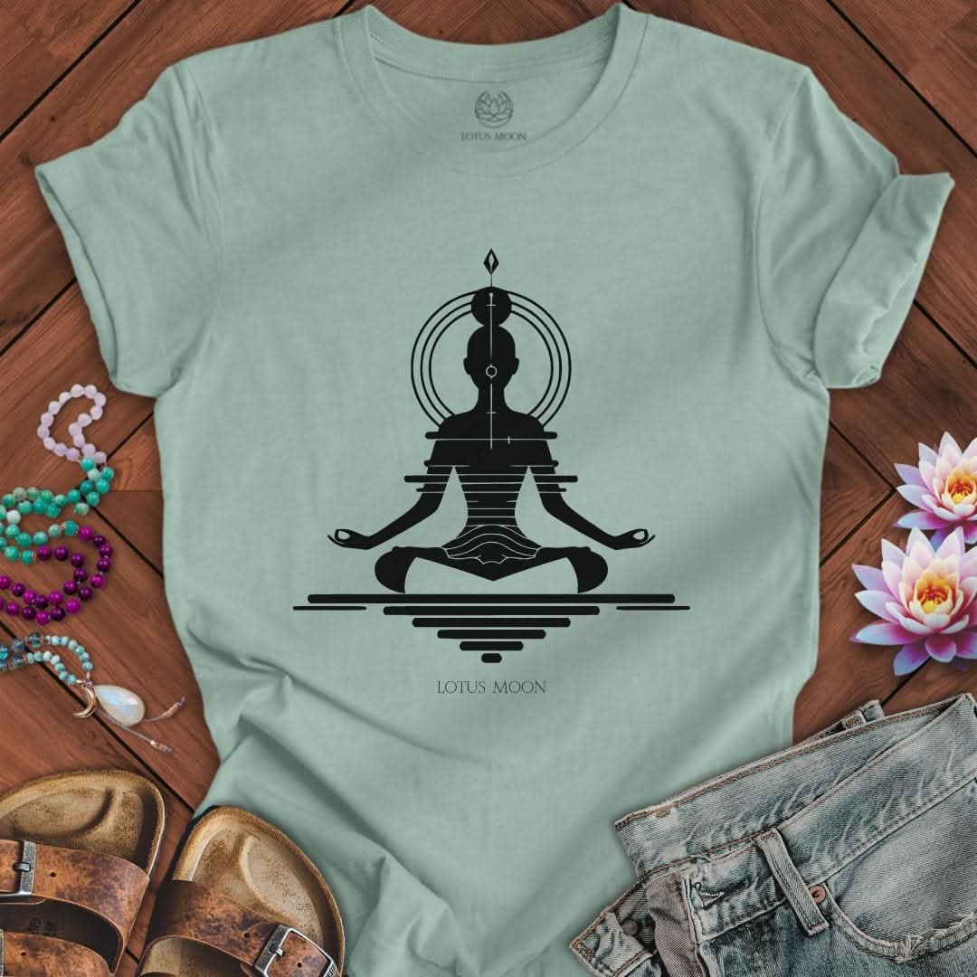 Zen Balance Tee Dusty Blue