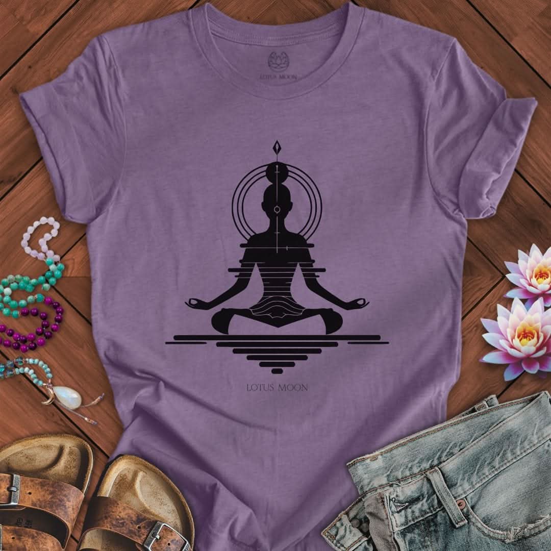 Zen Balance Tee Heather Purple