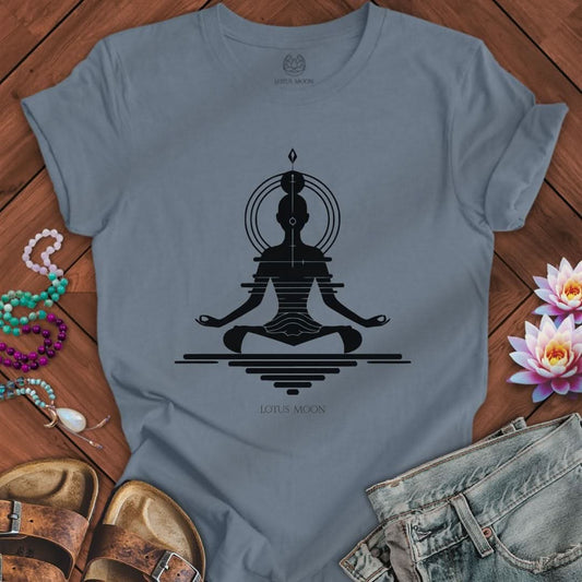 Zen Balance Tee Steel Blue