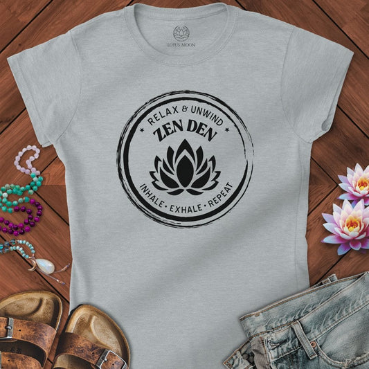 Zen Den Fitted Tee Sport Grey