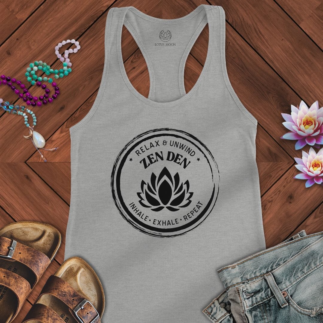 Zen Den Tank Heather Grey