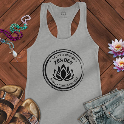 Zen Den Tank Heather Grey
