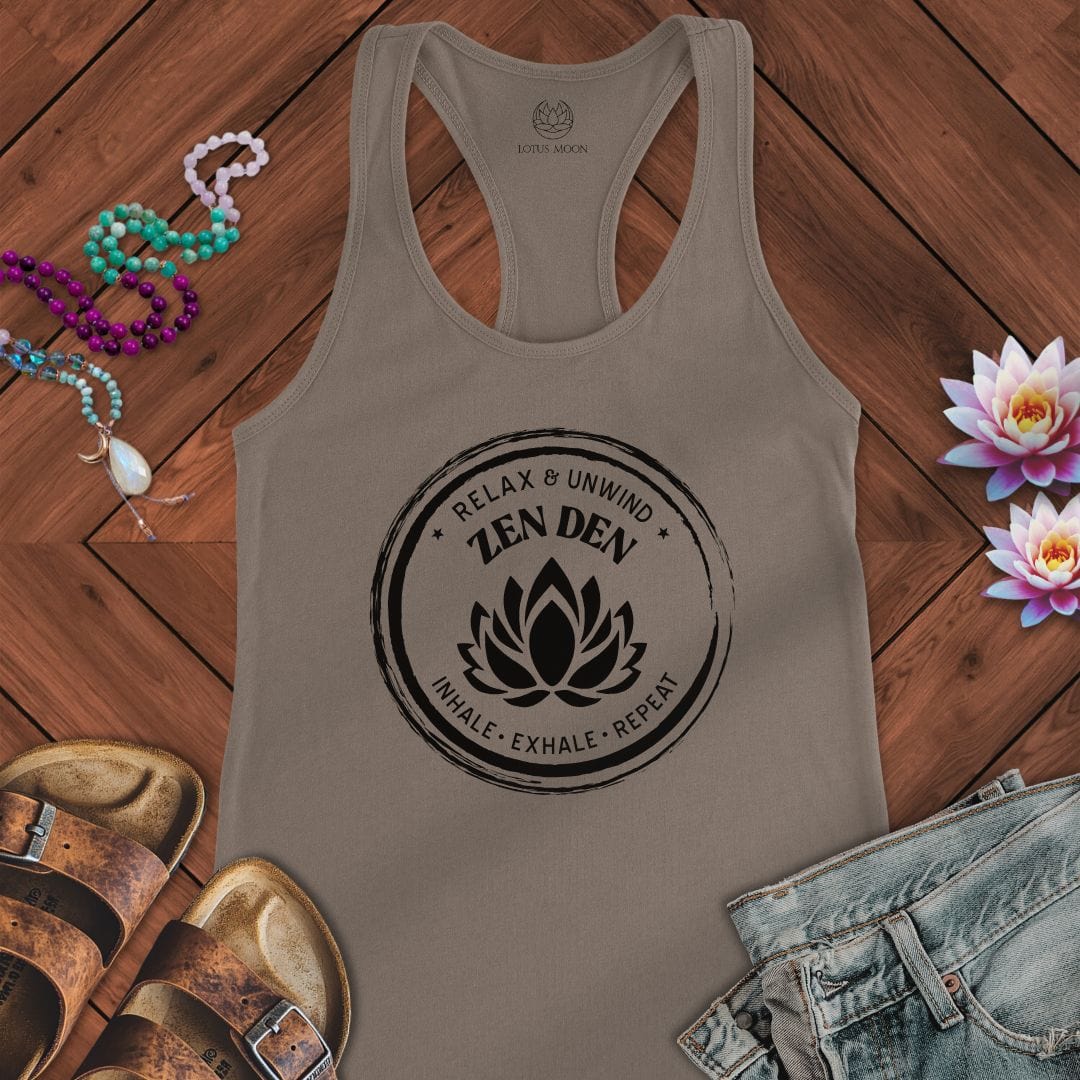 Zen Den Tank Solid Warm Gray