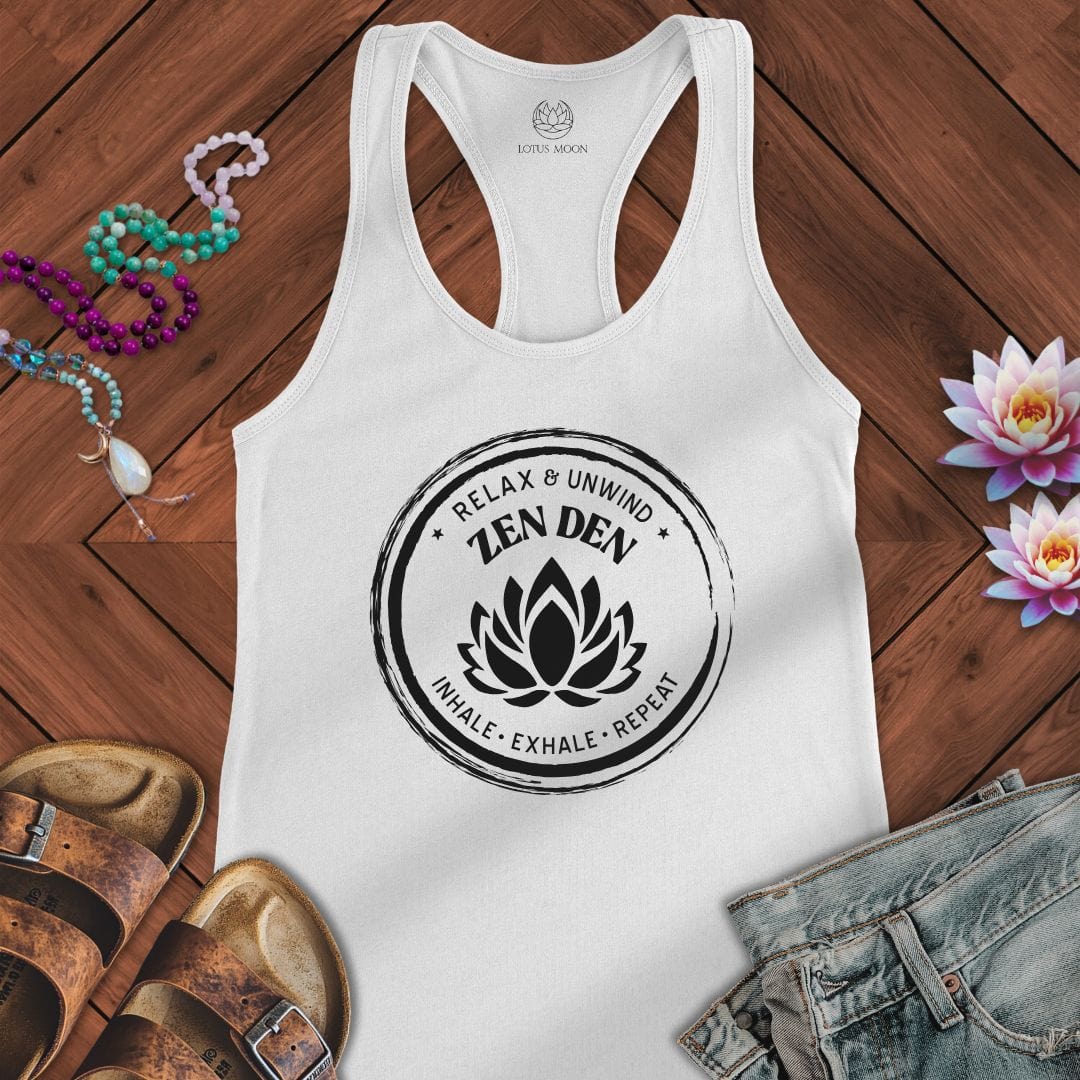 Zen Den Tank Solid White