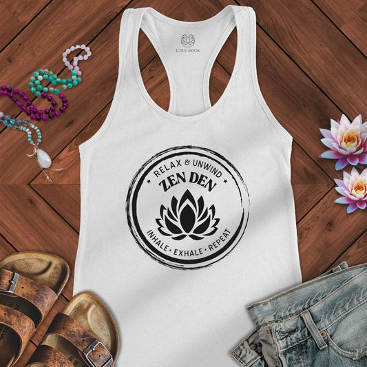 Zen Den Tank Solid White